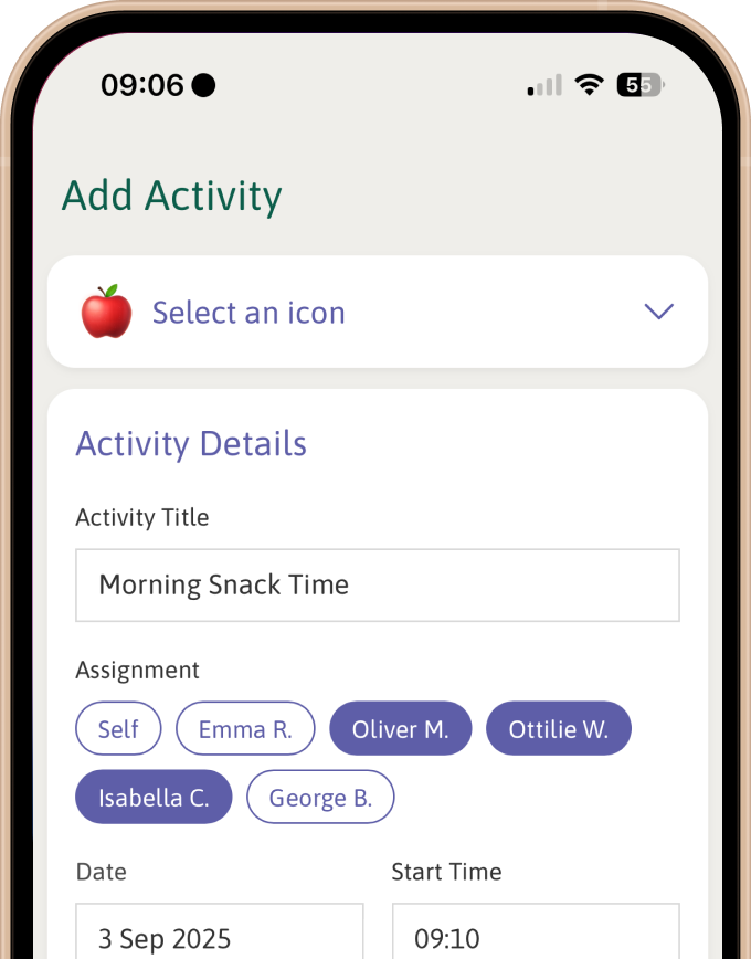 TinyCare App Screenshot 2